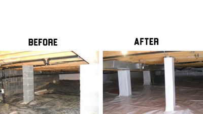 Clean Crawl Space Prevents Mold and Unpleasant Odors in Elkview, WV Photo