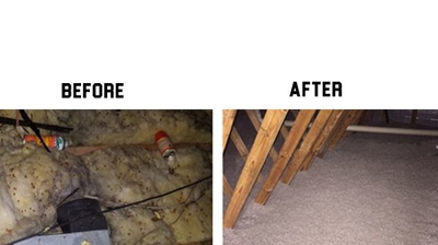 Insulation and Air Sealing in Scott Depot, WV Attic Evens Out Temperature in Home and Reduces Energy Bills! Photo